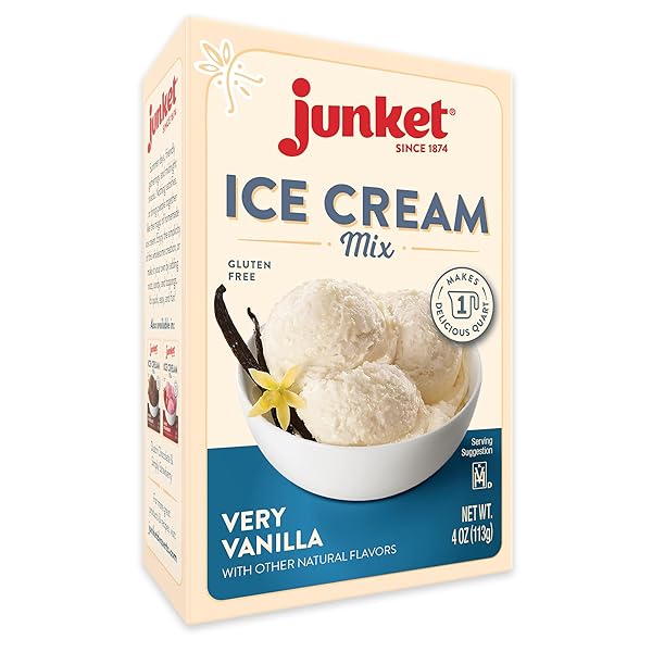 JUNKET ICE CREAM MIX VERY VANILLA, 4 OUNCE...