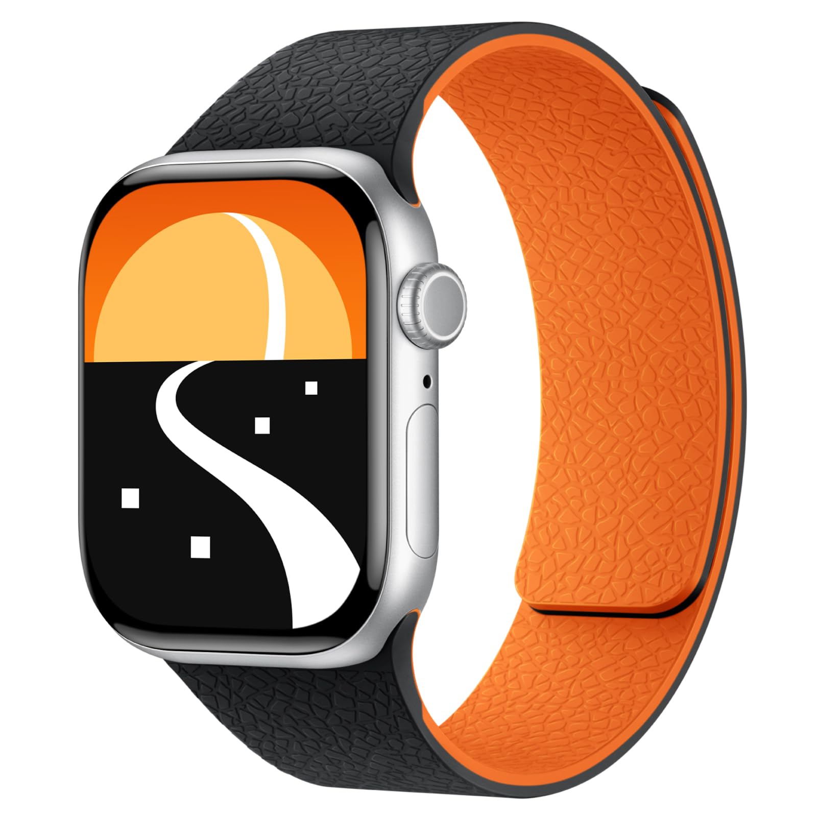 Magnetic Watch Band Compatible with Apple Watch Bands 38/40/41/42/44/45/46/49mm for Men Women, Strong Magnet Soft Silicone Waterproof Strap for iWatch Series 11/10/9/8/7/6/5/4/2/1 SE Ultra 3/2