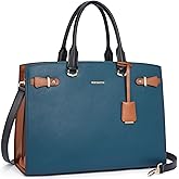 BOSTANTEN Briefcase for Women 15.6 Inch Genuine Leather Laptop Briefcase Shoulder Work Tote Bag Purse
