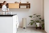 Brabantia NewIcon 30L Pedal Bin Soft Closing Lid Light Pedal Beige view 9