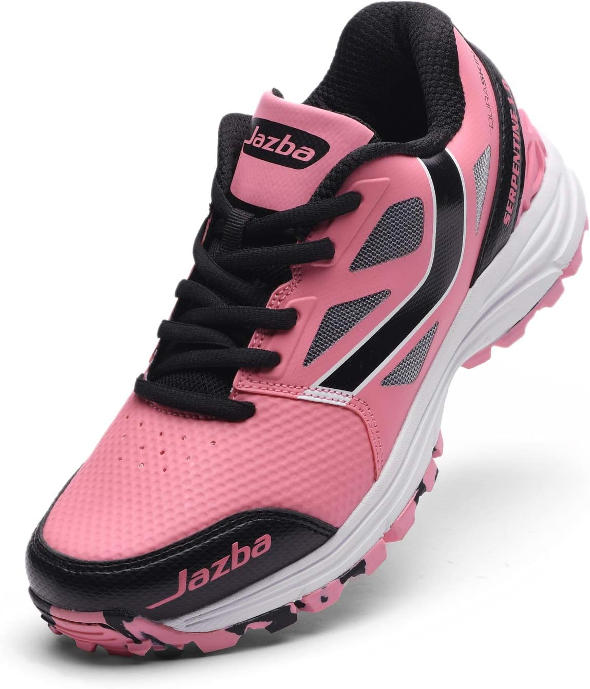 Girls Sneakers Breathable Athletic Youth Shoe Running Walking Jogging Footwear Crossfit Shoes for Hockey Cricket Baseball Gym Sports Shoes for Big Kids Trainers - Serpentine