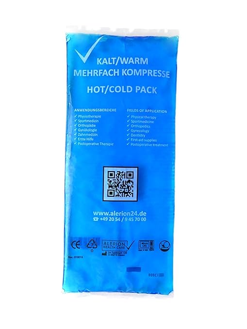 5 Stück 12 cm x 29 cm Kalt-Warm Kompresse Mehrfach kompresse Wiederverwendbar Coolpack Mikrowellen geeignet