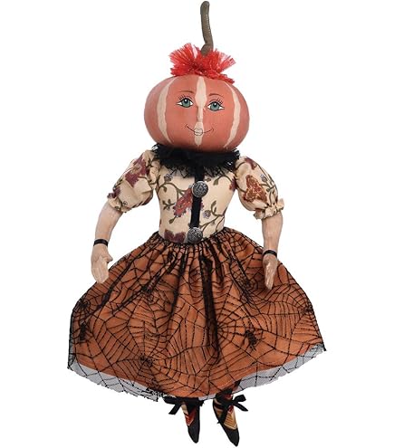 Amazon.com: Gathered Traditions Nevin Pumpkin Head 13