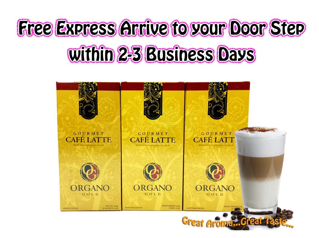 3 Boxes Organo Gold Ganoderma Gourmet Cafe