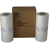2 Wholesale Widgets S-4250 Master Rolls Compatible with Riso S4250 A4 For Use in Riso EZ220, RZ220, RZ230, and RZ310 Duplicators RISS4250C