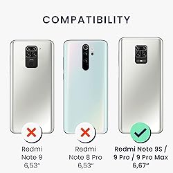 kwmobile Case Compatible with Xiaomi Redmi Note 9S