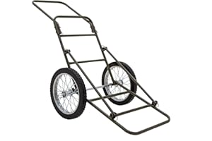 Kill Shot Deer Hunting Folding Game Cart 500 lb Capacity with 16" Rubber Wheels for Hauling Deer, Game, and Hunting Gear