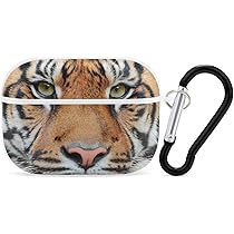 Amazon.com: Tiger Face Print Case Cover for AirPods Pro Case
