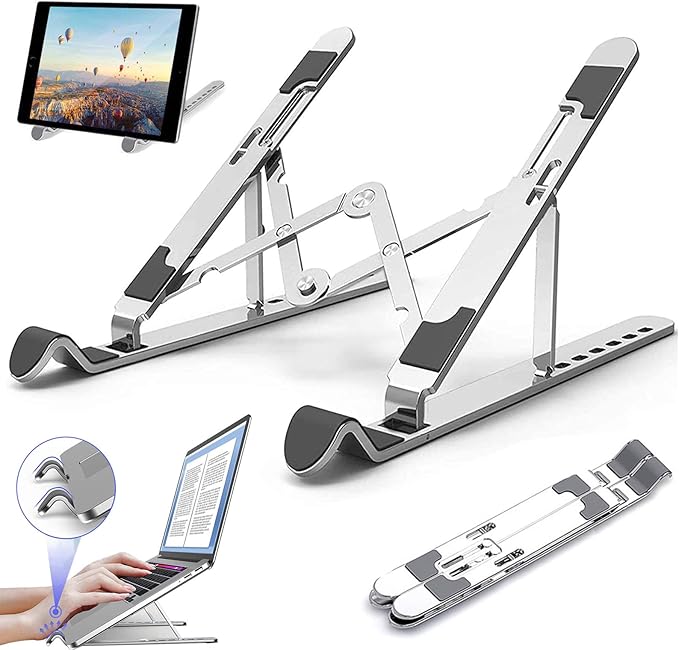 Portable Laptop Stand, Upgraded Adjustable Laptop Holder
