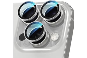 PandaShield Camera Lens Protector for iPhone 16 Pro Max/16 Pro/15 Pro Max/15 Pro, [1:1 Invisible Fit & Ultra Clarity] Ture 98% Transmission,9H Hardness,Anti-Scratch,Transparent,2PACK