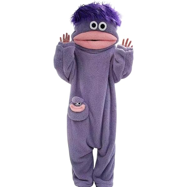Amazon.com: JieooKoi Silly Onesie, Funny Green Monster Hooded
