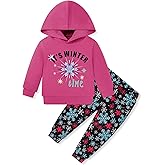 Coco&RARA Toddler Girls Clothes Baby Hoodie Sweatshirt Flower Sweatpants Outfits 2pcs Fall Winter Tracksuit Set 18M-6T