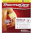 Thermacare Heatwraps Muscle Pain Therapy, Relieve Pain Associated with Muscle Aches, Muscle Spasms, and Cramps - 4 Count, Beige