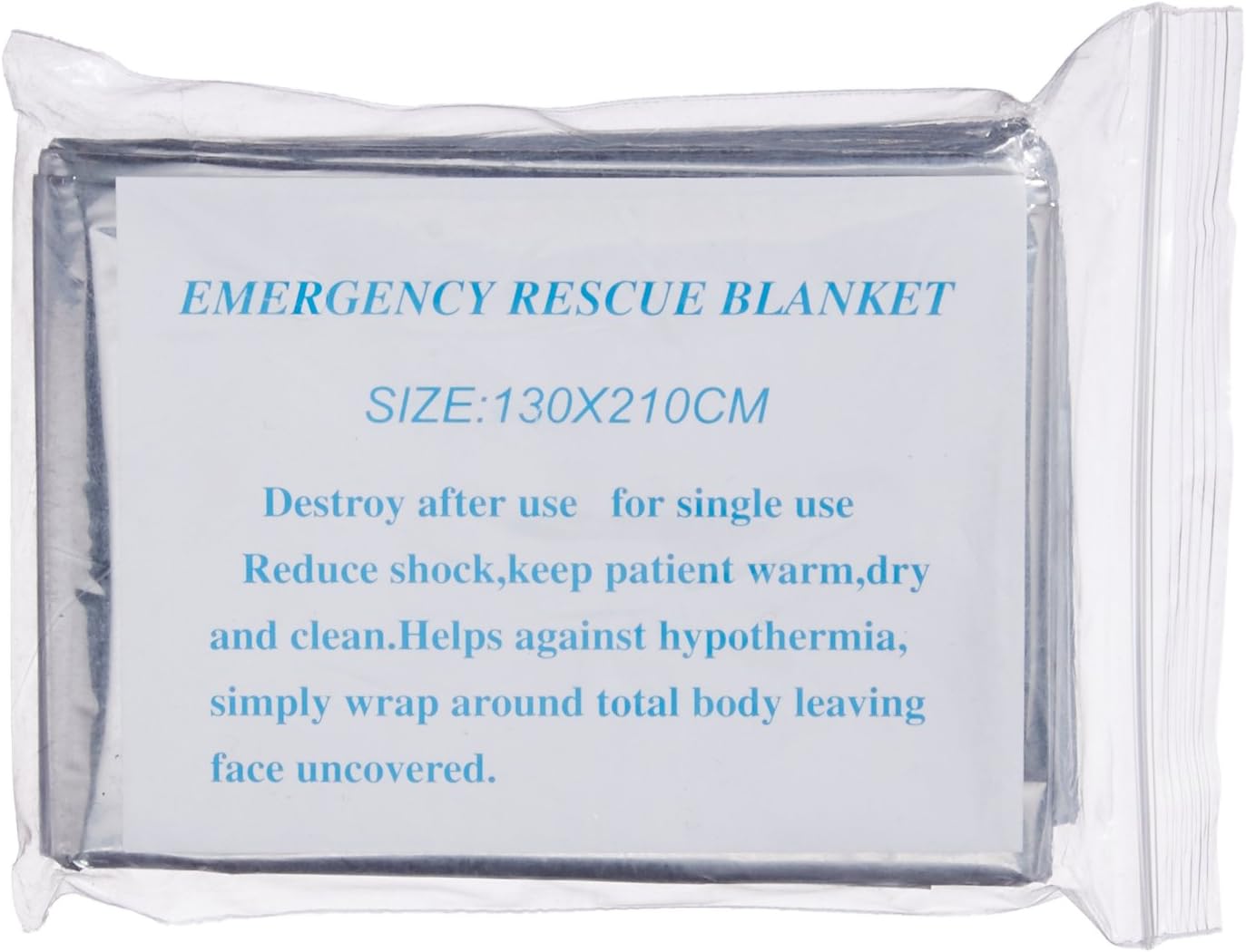 Emergency Mylar Thermal Blankets (Pack of 10) by Quiverr