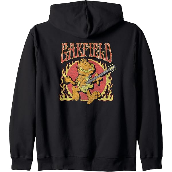 T-shirt Graphique Guitare Flammes Rock Metal - Homme - Multicouleur