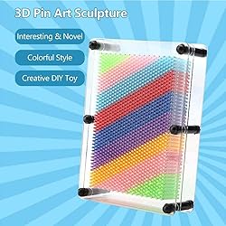 AIXICWXI 3D Clone Pin Art Toy 3D Art Sculpture