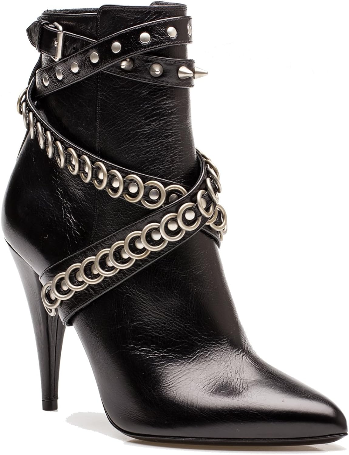 saint laurent heel boots