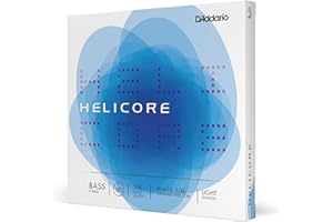 D'Addario Helicore Hybrid Bass String Set, 3/4 Scale, Light Tension