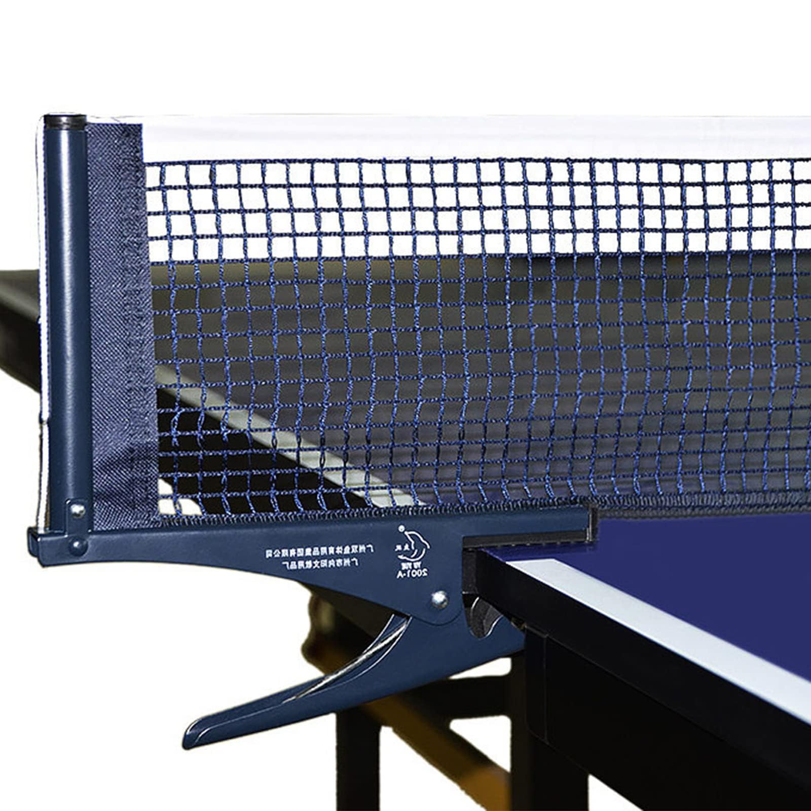 Photo 1 of DOUBLE FISH Collapsible Table Tennis Net and Post Set, Adjustable Training Competition Professional Ping Pong Net with Clamp, Easy Set Up, Steel Portable Spring Activated Grip Holder Clip
