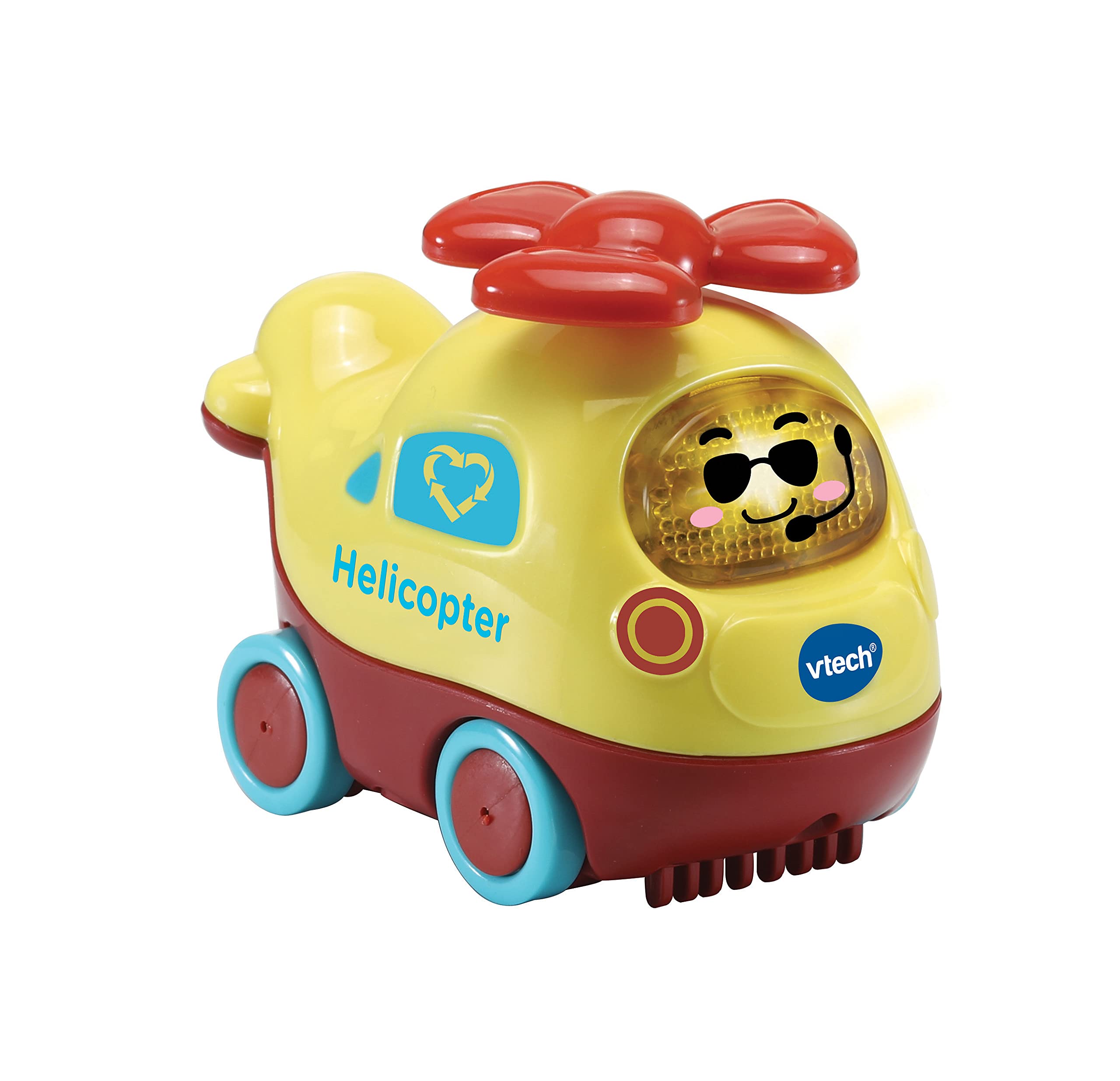 VTech Toot-Toot Drivers Special Edition Helicopter, Baby Interactive Toy for Toddlers with Lights and Sounds, Musical Baby Toy Helicopter for Pretend Play, Boys & Girls 1, 2, 3, 4, 5+ Year Olds