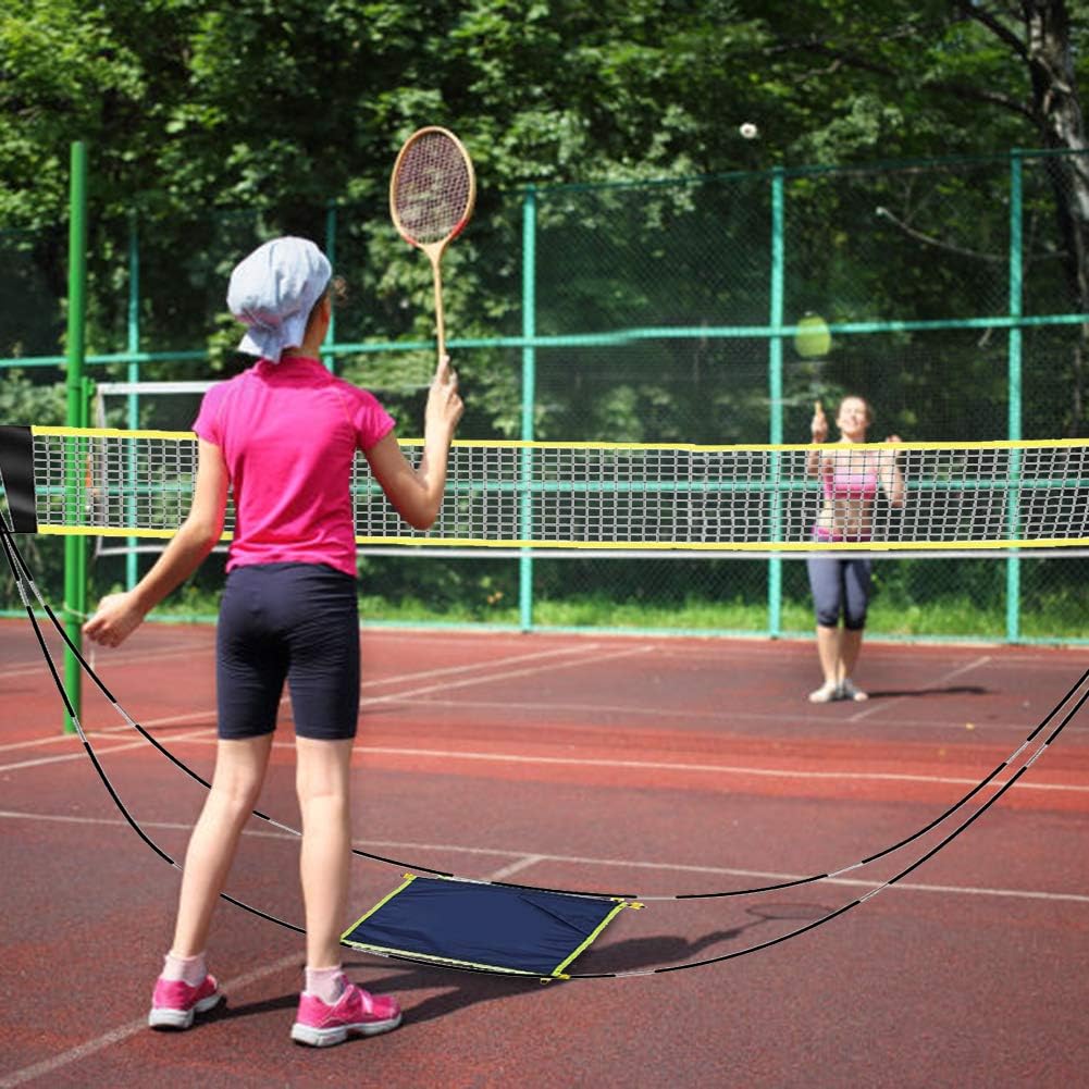 CDCASA Portable Badminton Net Folding Badminton Net Set with Stand Carry Bag Easy Setup Beach Tennis Volleyball Net for Outdoor/Indoor Court Backyard Lawn : Sports & Outdoors