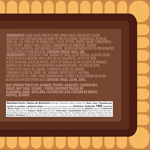 BAUDUCCO CHOCO BISCUIT COOKIES, 2.8 OZ (PACK OF 1) – CRISPY CHOCOLATE-FILLED COOKIES – PERFECT SWEET SNACK OR DESSERT – ENJOY THEM WITH COFFEE, TEA, OR YOUR FAVORITE HOT DRINK.