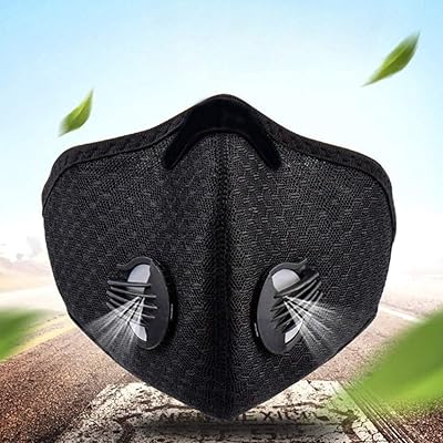 iQuark Protective Face Mask with 3pcs Filter for Outdoor Sports