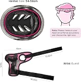 ValueTalks Kids Helmet and Pads Set 5-12 Pink ABS EPS Protective Gear view 6