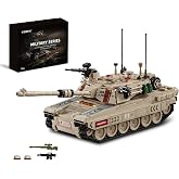 M1A2 Abrams Tank Building Set for Adults-Compatible with Lego Tank, Collectible Army Model, Gift Ideal for Military Enthusiasts (1002 PCS)