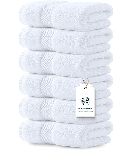 Aston & Arden Lot De 6 Débarbouillettes égyptiennes Surdimensionnées, Ultra Douces, épaisses Et Absorbantes, 100 % Coton égyptien Filé à L'anneau Pour Spa, Hôtel, 600 G/m², 33 X 33 Cm, Rose