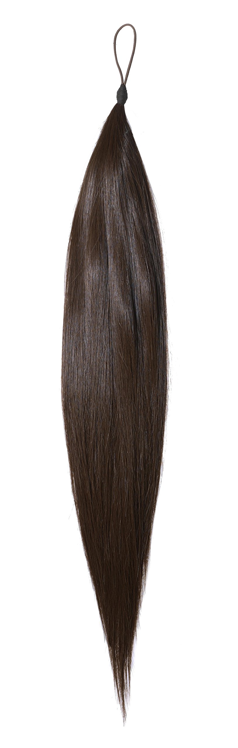 Thermofibre Hair Addition Silky Straight 24" Colour HA2/4 - Dark Brown/Chestnut Brown (Versatile Ponytail and Braid Hair Switch)