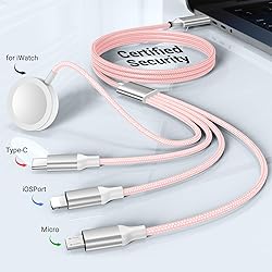 Renmou 2Pack for Apple Watch Charger,4 in 2 Multi