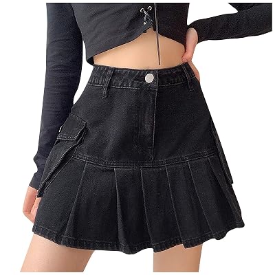 Buy Womens Vintage Denim Skirt High 