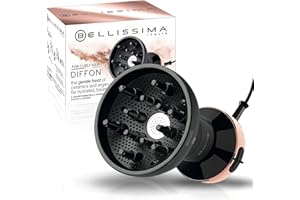 Bellissima Diffon Hair Diffuser and Ceramic Curly Hair Dryer - DF1 5000 - Lightweight and Compact