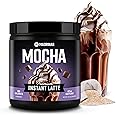 Premium All-Natural Flavored Instant Coffee Cold Brew Latte Mix - 8 Servings - High Caffeine, Rich & Flavorful, Gluten-Free, Convenient | MADRINAS (Mocha)