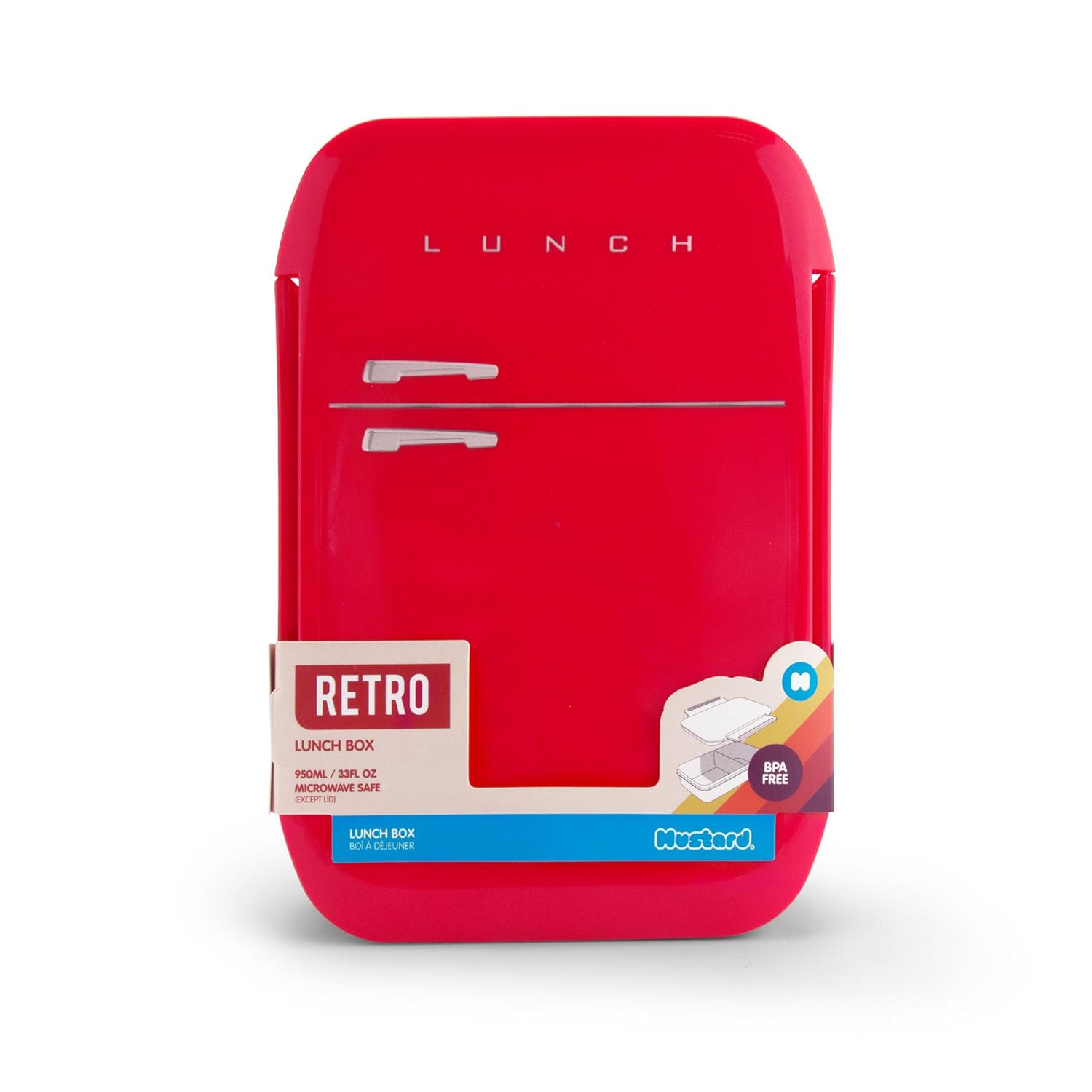 MUSTARD Tartera, Rojo, 21 x 14.5 x 6cm: Amazon.es: Hogar