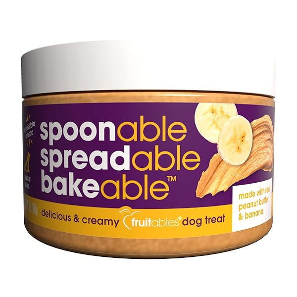 FRUITABLES SPREADS – SPREADABLE DOG TREAT – BAKEABLE...