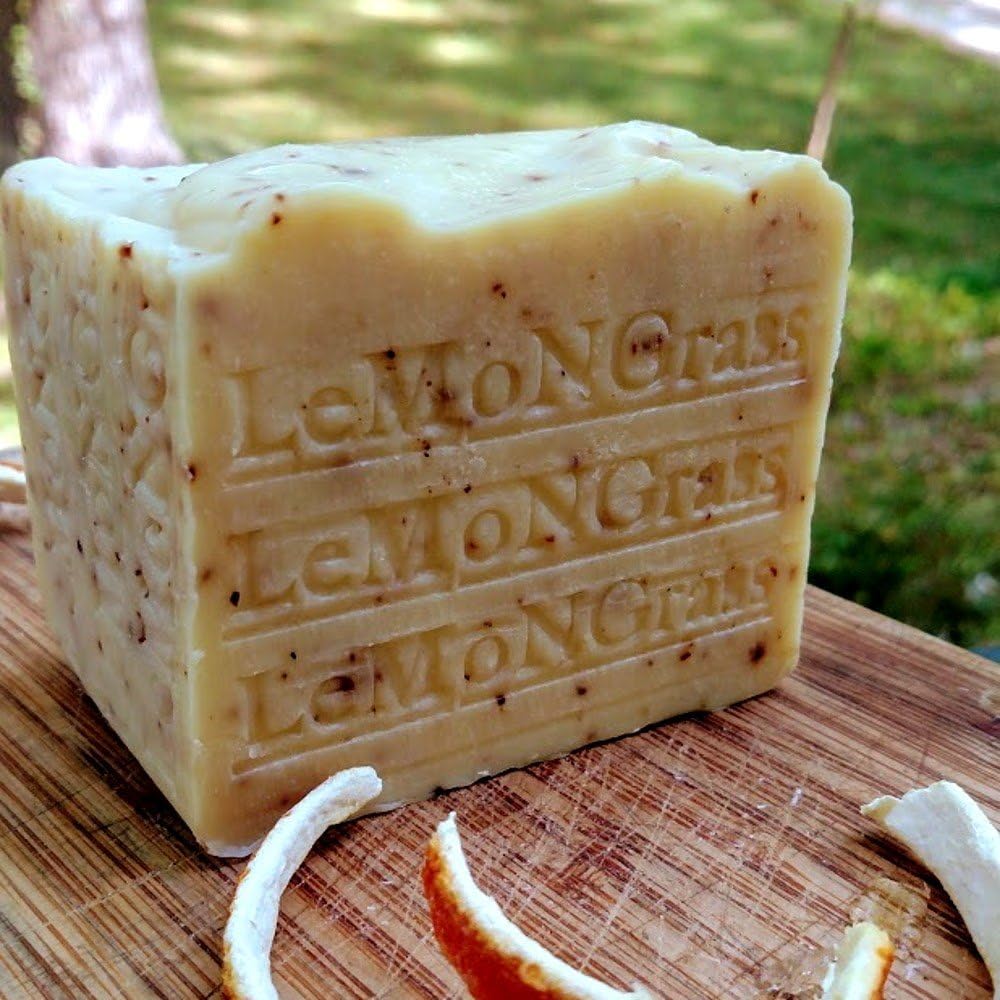 Lemongrass Natural Soap Artisan Aged Bar 12 oz. Bar Soap.