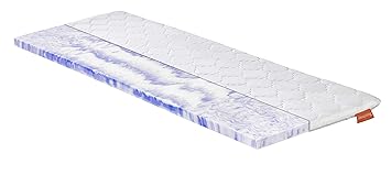 sleepling 194368 Topper Gelschaum 160 x 200 x 6 cm, weiß