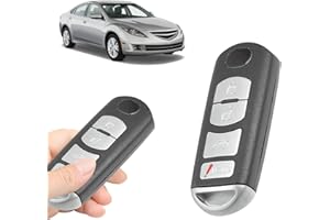 Boxonly 4 Button Keyless Entry Remote 315 MHz Replacement Remote Key Fob for Mazda 6 2009 2010 2011 2012 2013 FCC ID KR55WK49