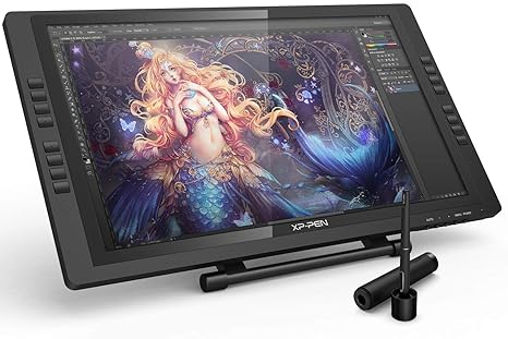 Xp Pen Tavoletta Grafica Artist 22e Pro Con Monitor Hd Ips Penne Ricaricabili 8192 Livelli Per Disegno Con Computer