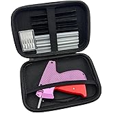 Fine Stitch Gun Mini Stitch Gun Kit for Clothes, Quick Clothing Fixer with 6 Fine Needles, 1000 5mm Fasteners and Case, Speedy Clothing Fixer Stitch Gun for Clothes Quick Stitch Gun for Clothes