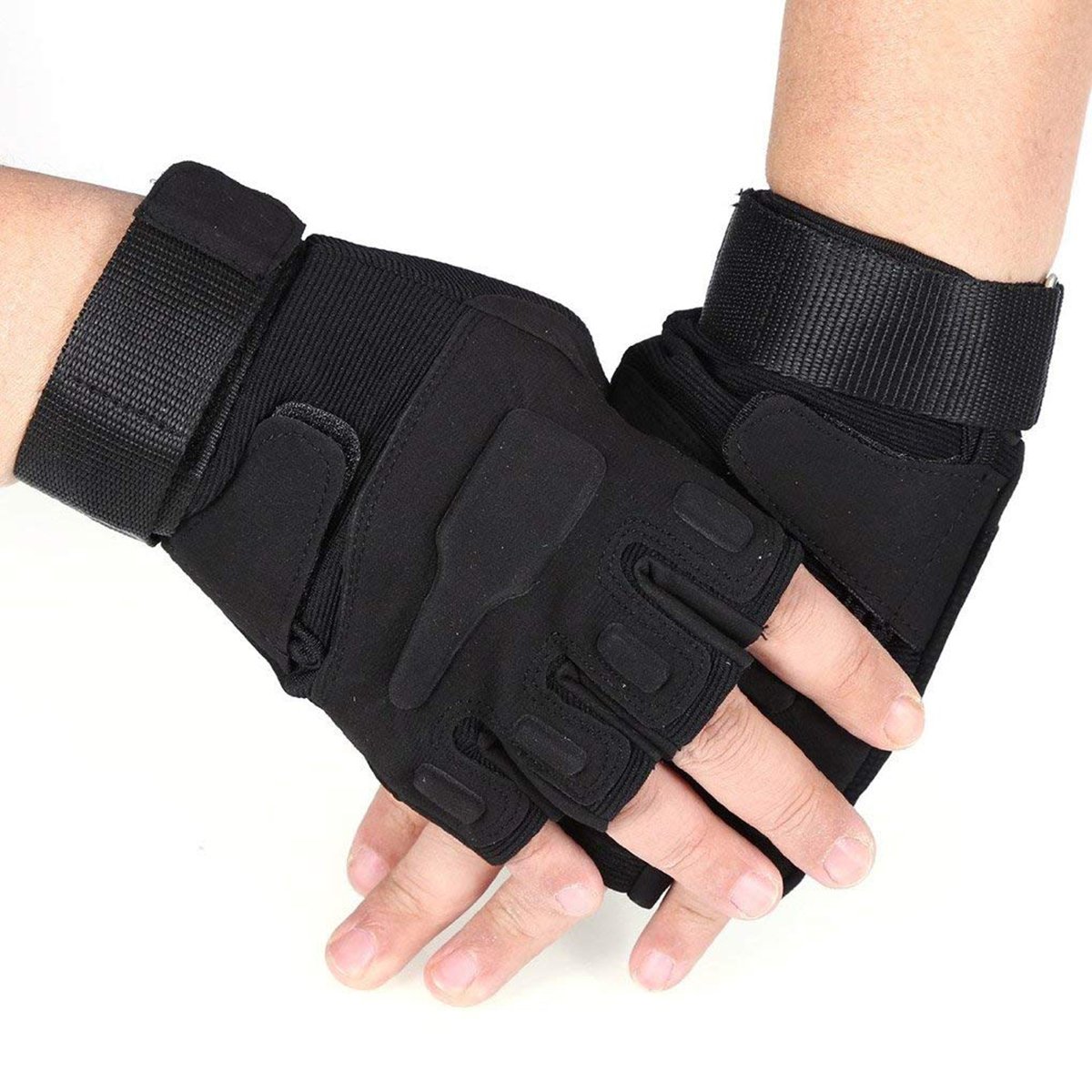 LONGQI antidérapant Yoga Fitness Haltères Course Sports d\'équitation moitié Gants à Doigts