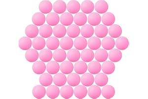 40MM Ping Pong Balls, 50 or 80 Pack Assorted Colored Plastic Balls for Beer Pong, Arts and Craft