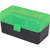 MTM 50 Round Flip-Top Rifle Ammo Box 220 Swift 243 308 Win