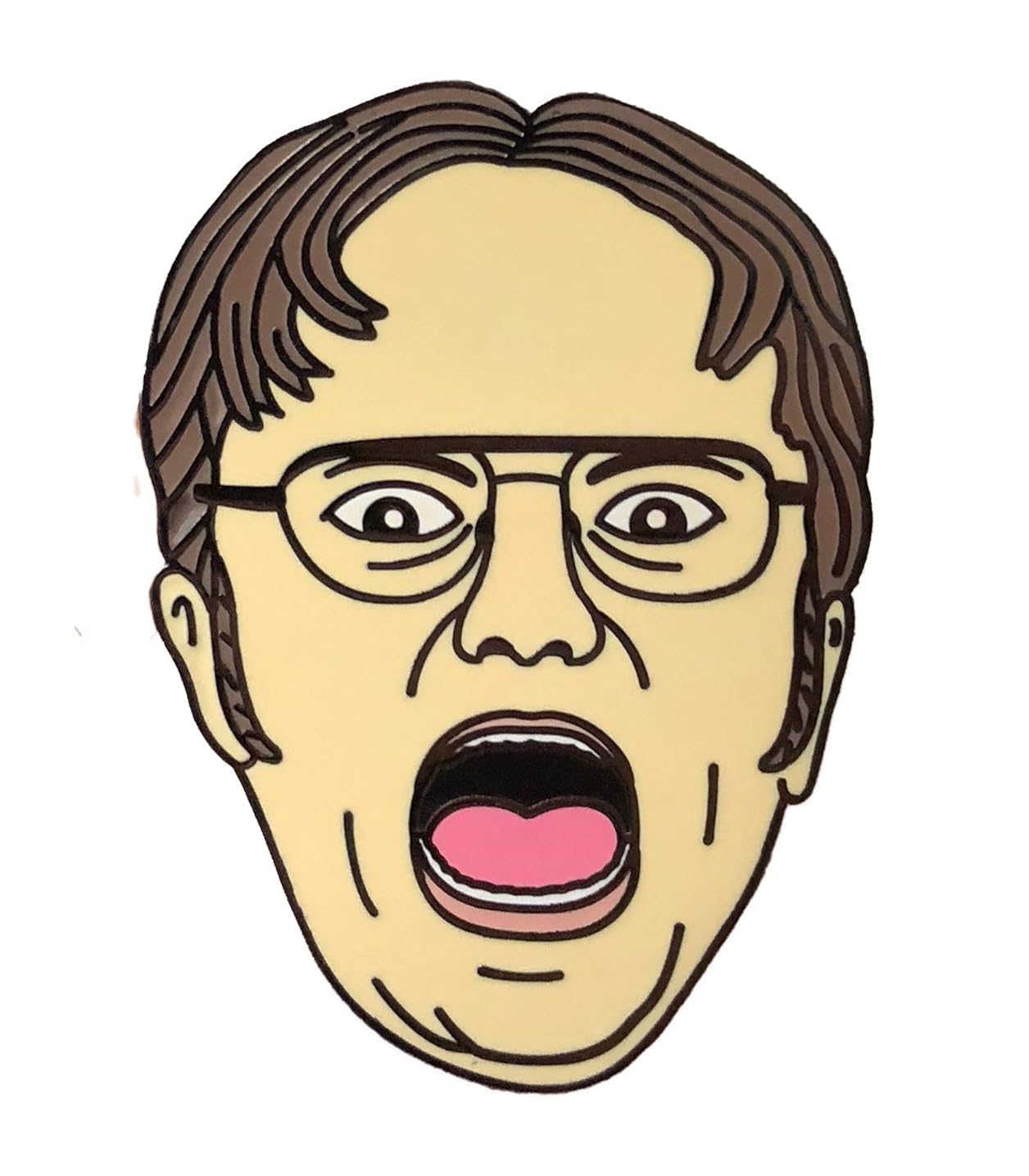 Amazoncom Balanced Co Dwight Schrute Enamel Pin Rainn Wilson Pin