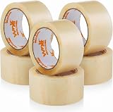 Wolf Tapes Heavy-Duty Packaging Tape 48mm x 66m Pack of 6 Clear