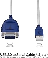SABRENT USB to RS232 DB9 Cable Prolific PL-2303 USB Serial Adapter view 3
