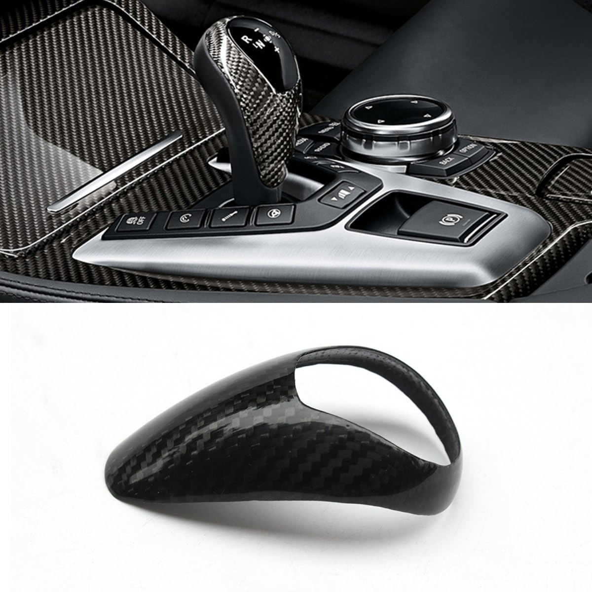 Fandixin Carbon Fiber Shift Knob Cover Base cover for BMW M Sereis F87 M2 F80 M3 F82 M4 F87 M2 ...