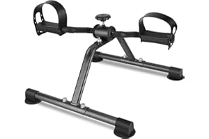 MOMODA Pedal Exerciser Mini Exercise Bike Foot Peddler for Leg and Arm Rehab Low Impact Under Desk …